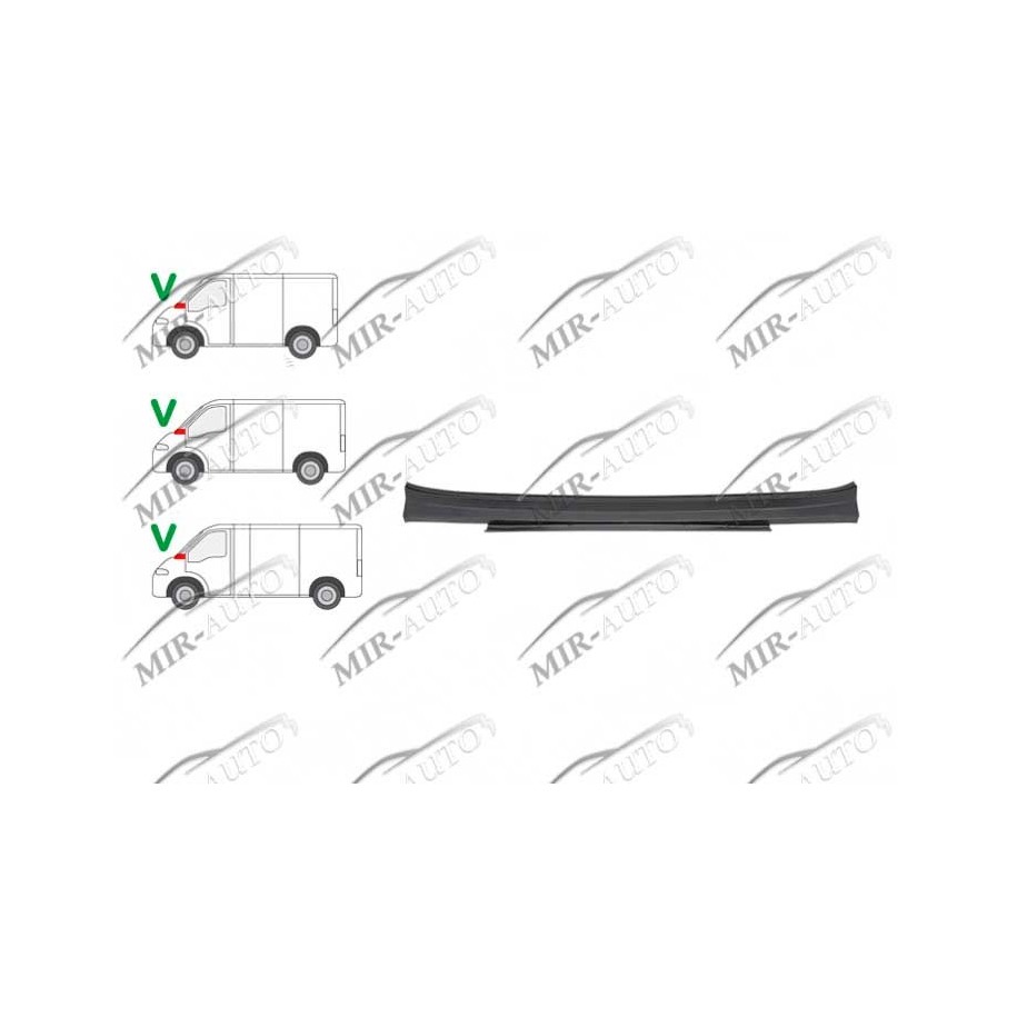 Priekinio stiklo panėlė