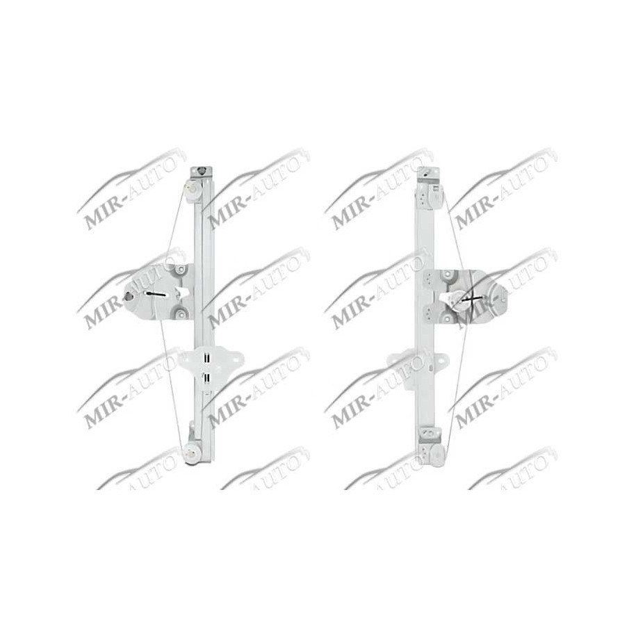 Power window regulator w/o motor