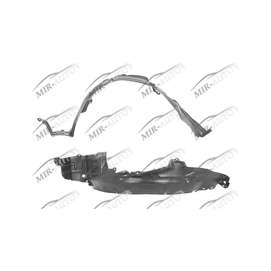 Plastic inner fender