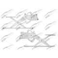 Power window regulator w/o motor