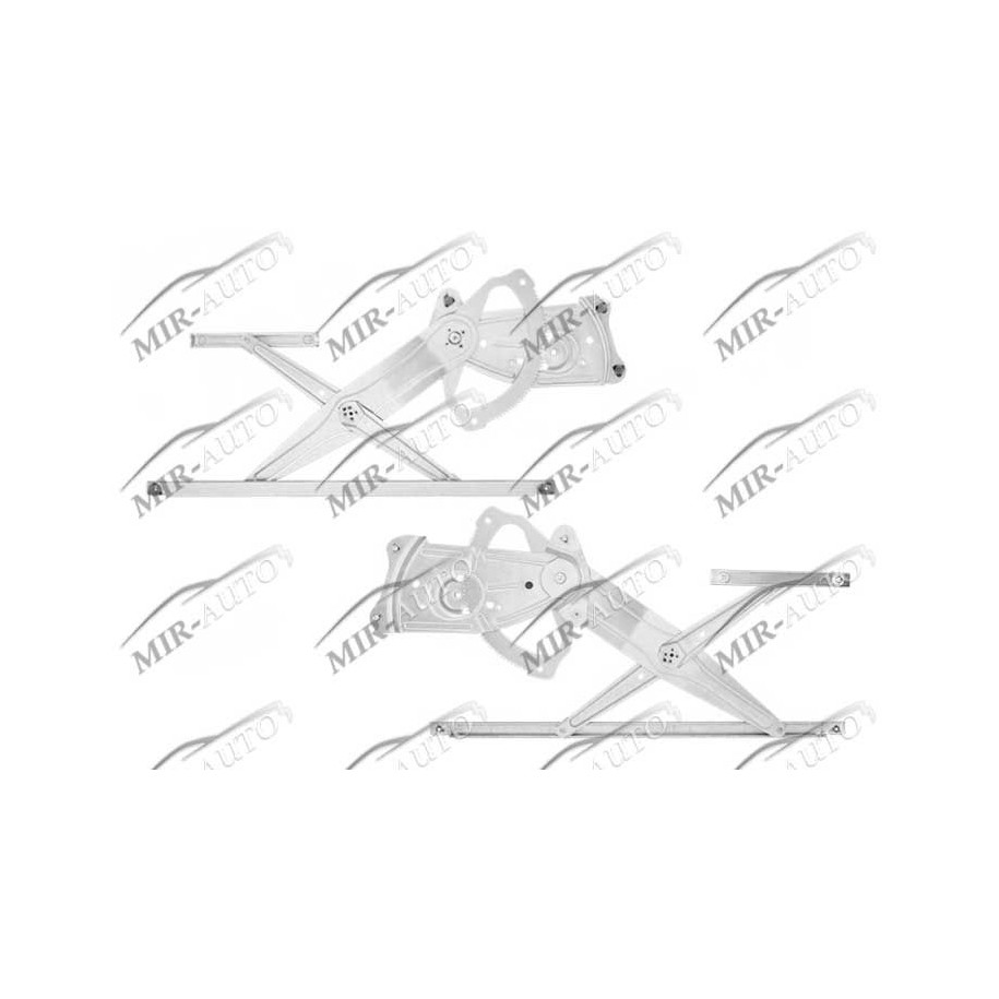 Power window regulator w/o motor