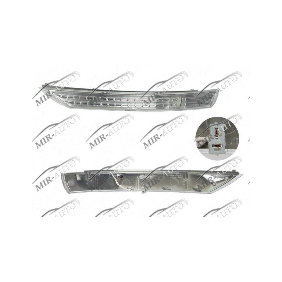 Mirror side indicator