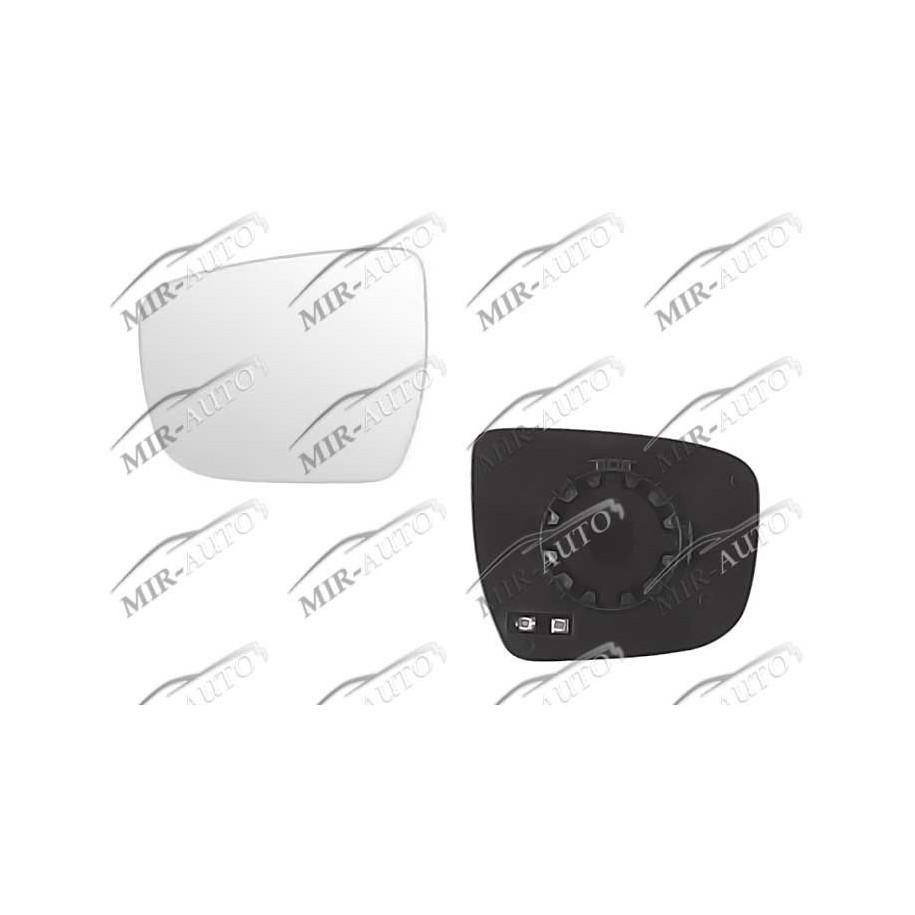 Door mirror glass base