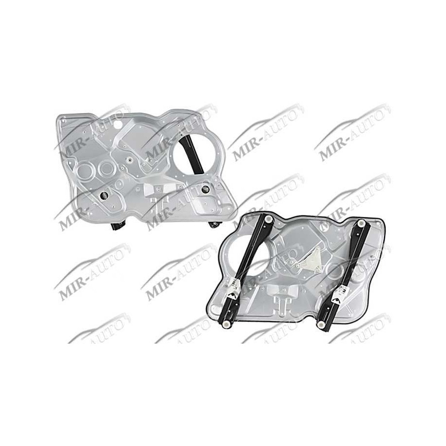 Power window regulator w/o motor