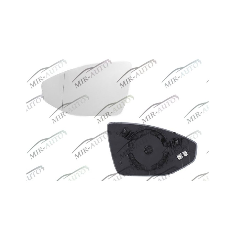 Door mirror glass base