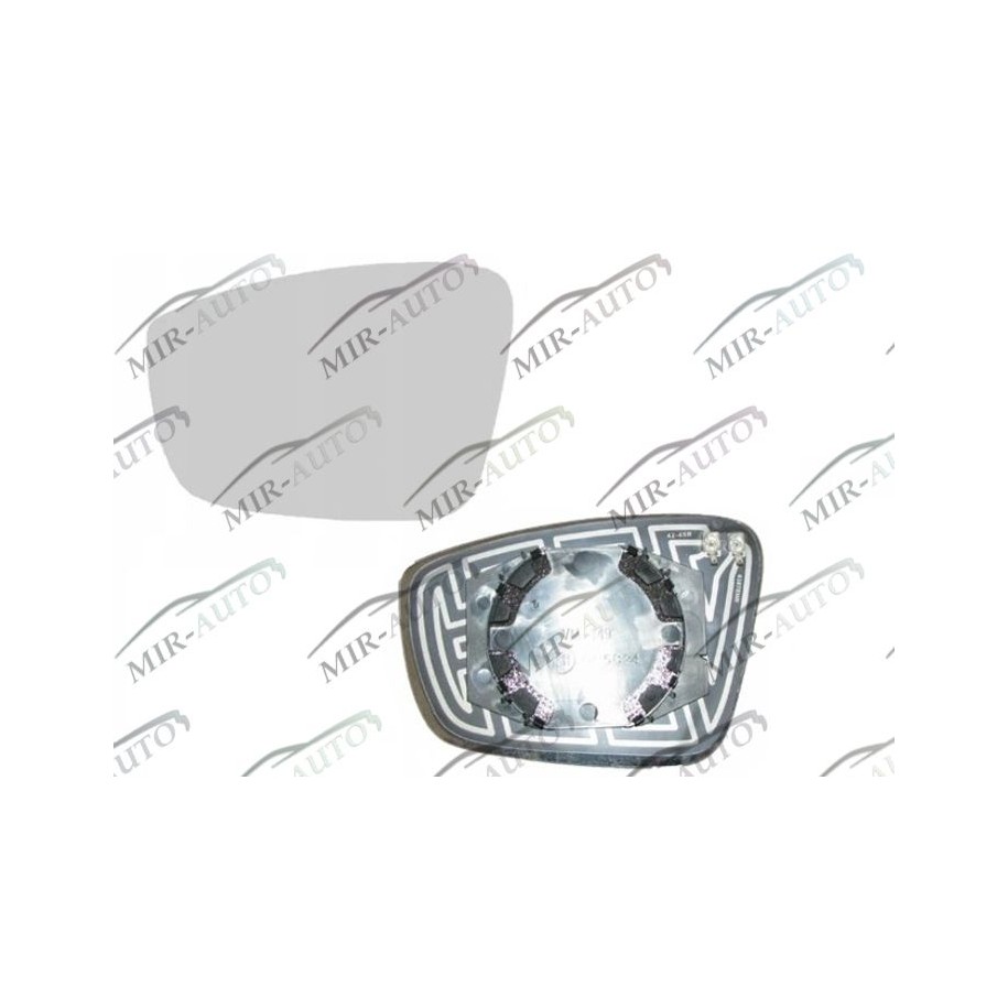 Door mirror glass base