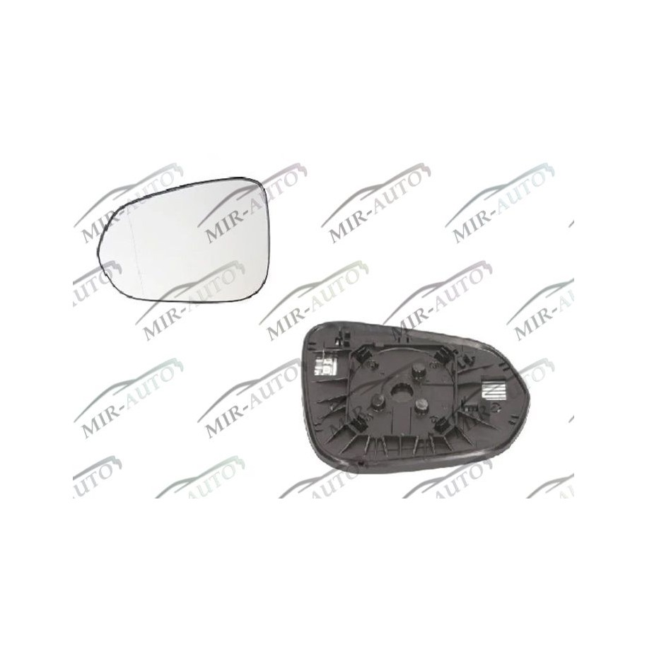 Door mirror glass base