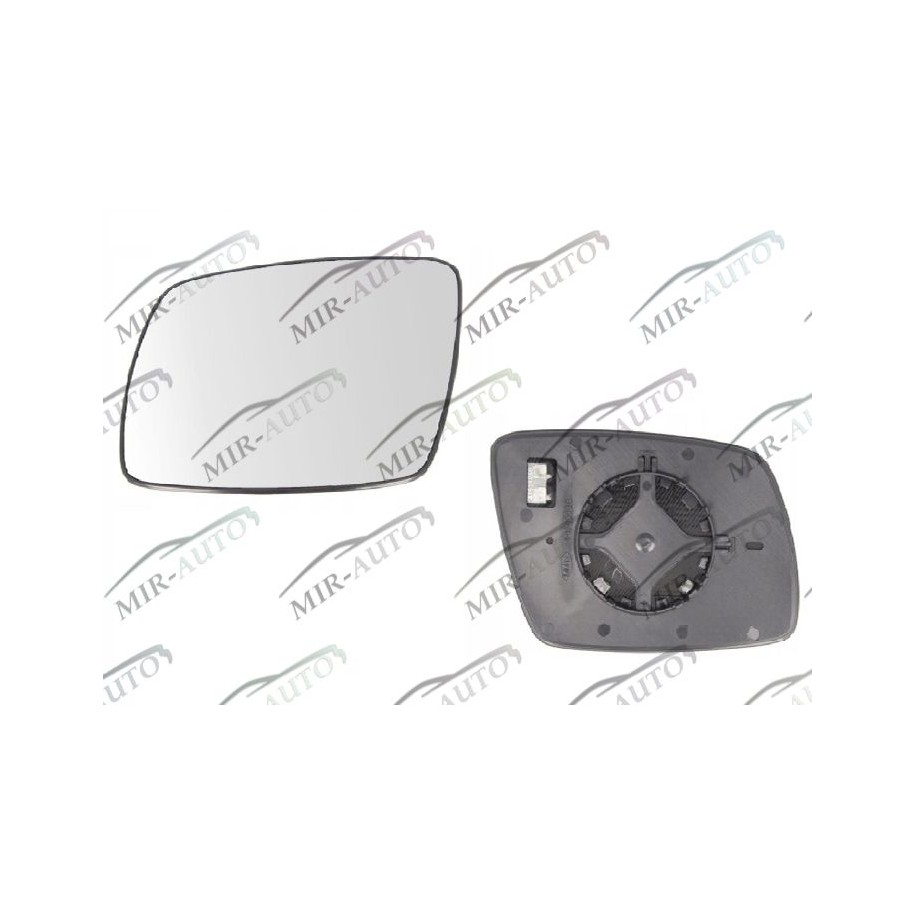 Door mirror glass base