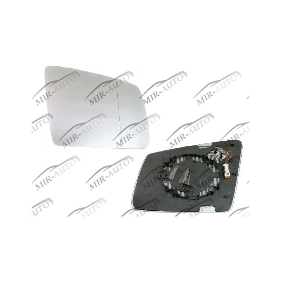 Door mirror glass base