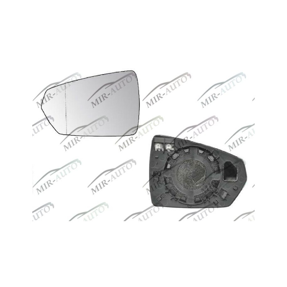 Door mirror glass base