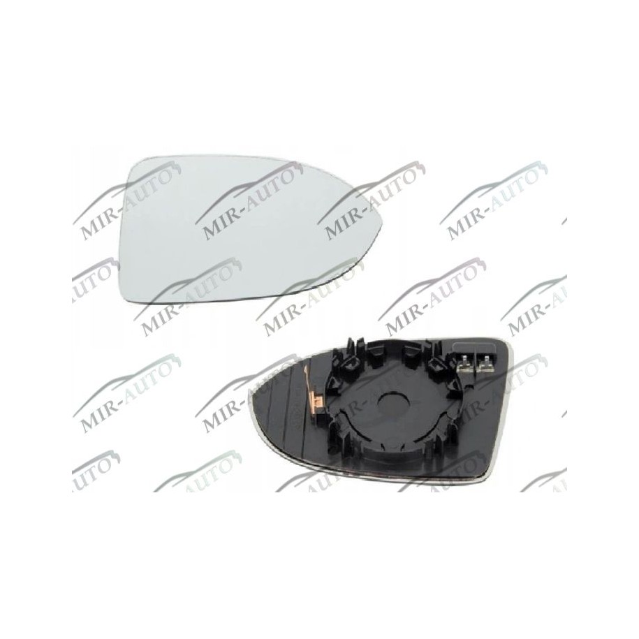 Door mirror glass base