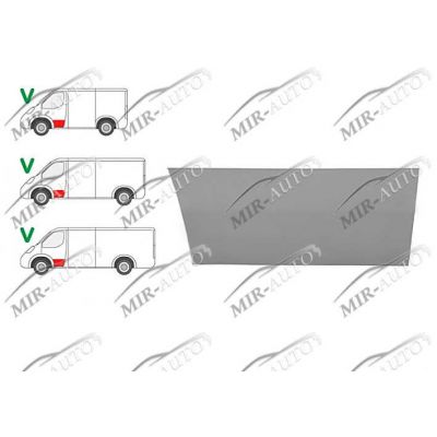 Door Plate Repair Panel