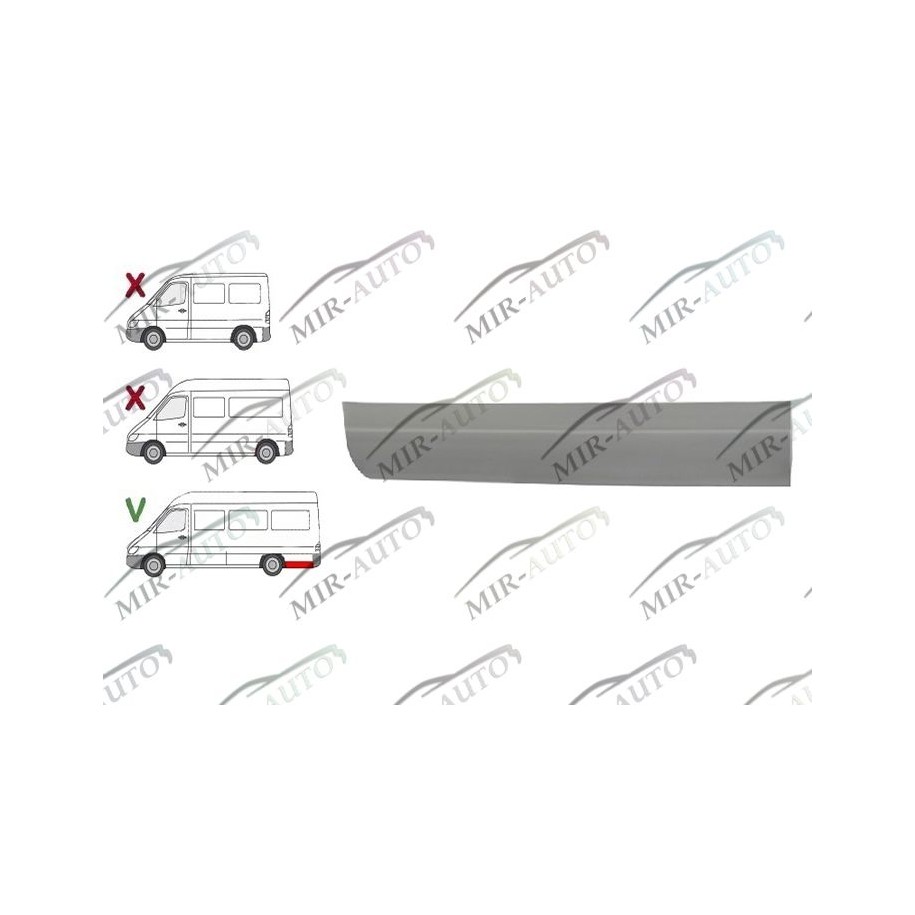 Ремкомплект крыла заднего