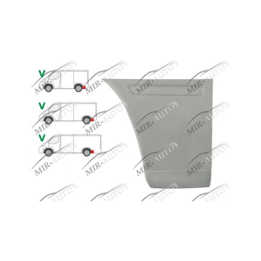 Galinio sparno rem. komplektas