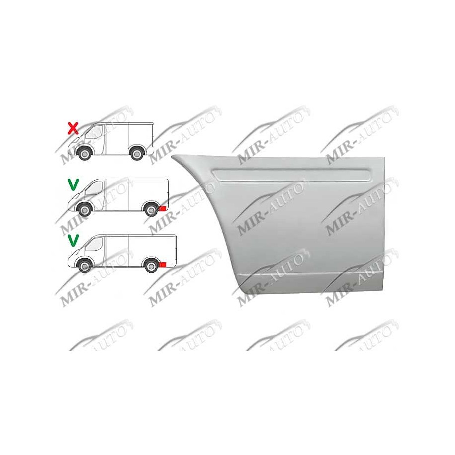 Galinio sparno rem. komplektas