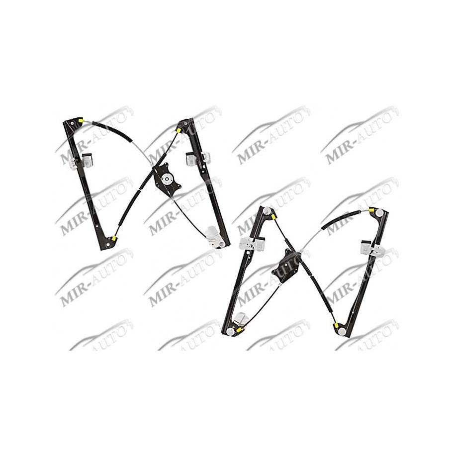 Power window regulator w/o motor