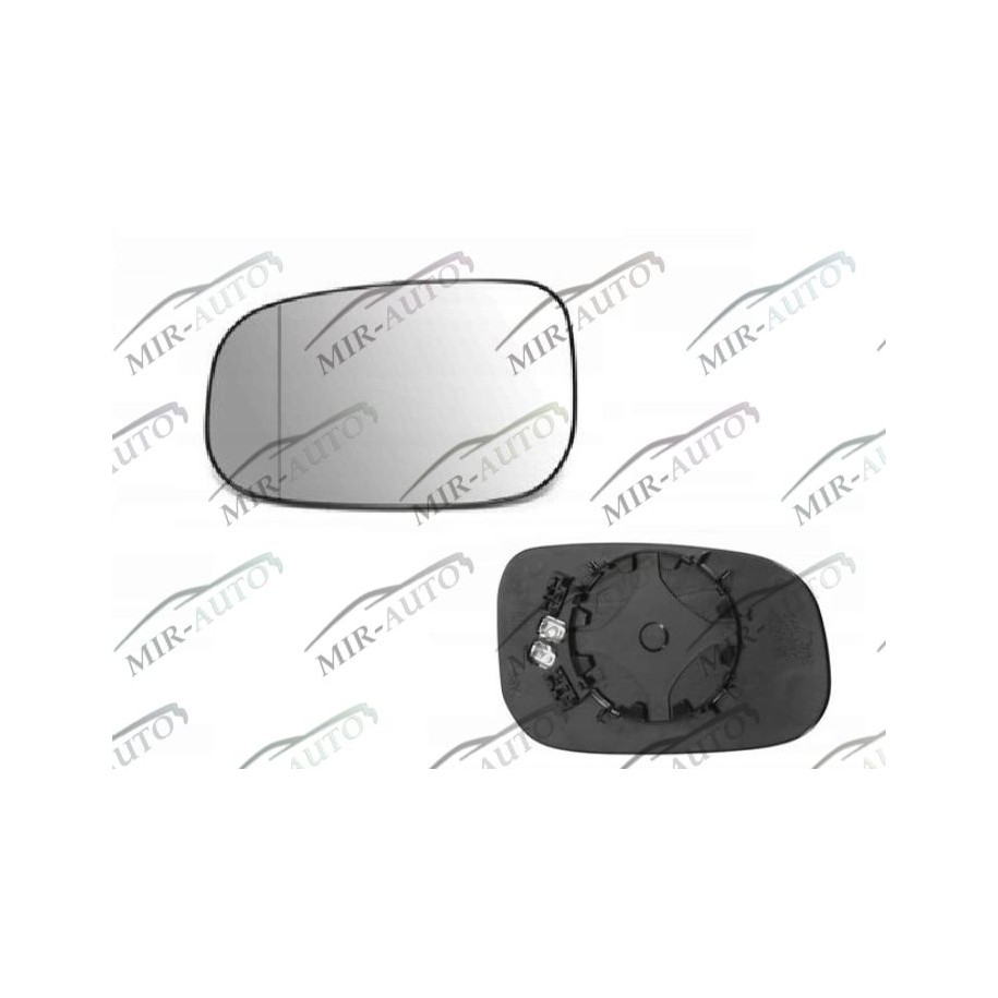 Door mirror glass base