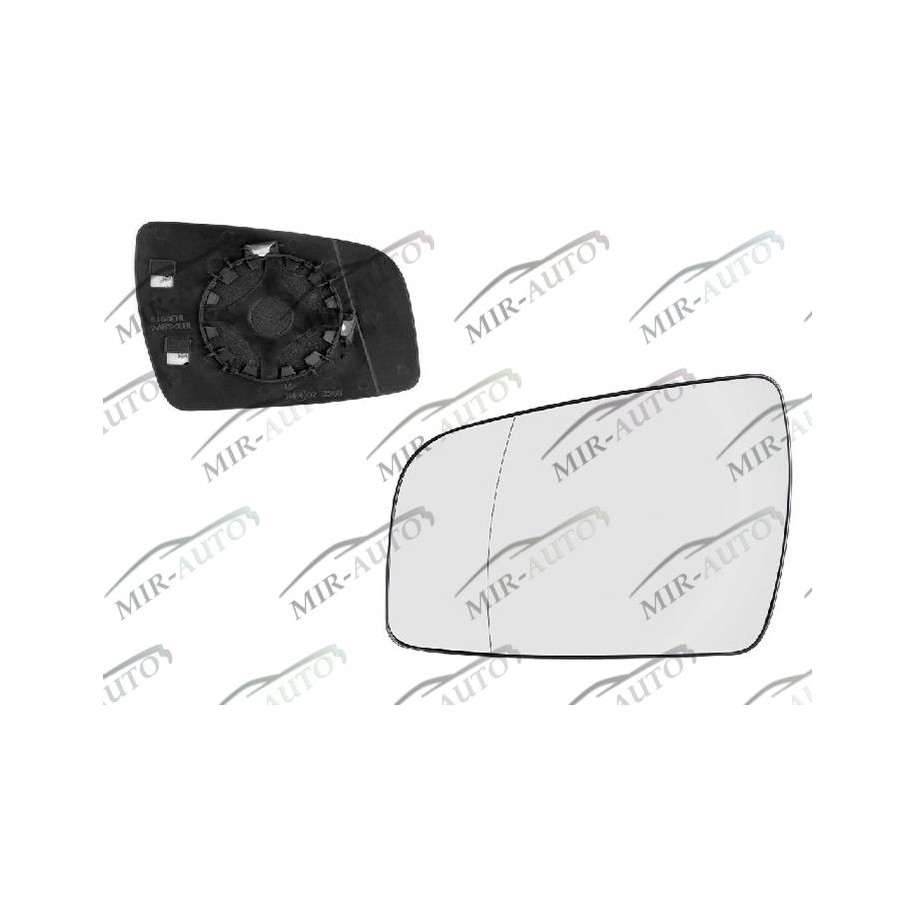 Door mirror glass base