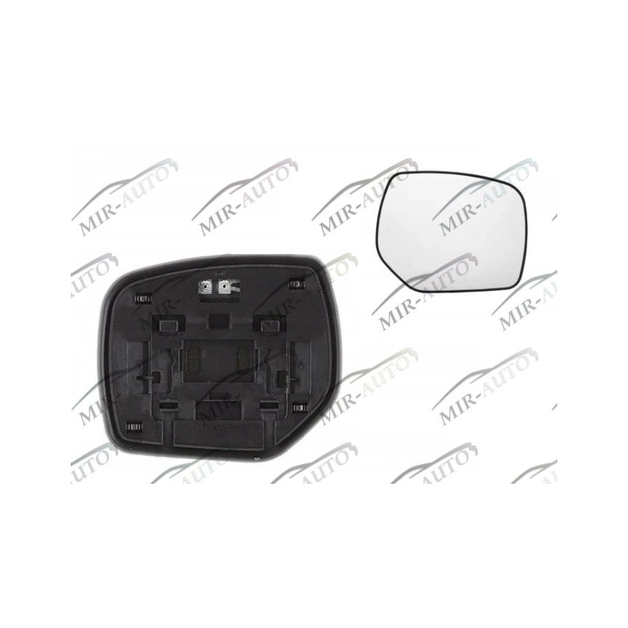 Door mirror glass base