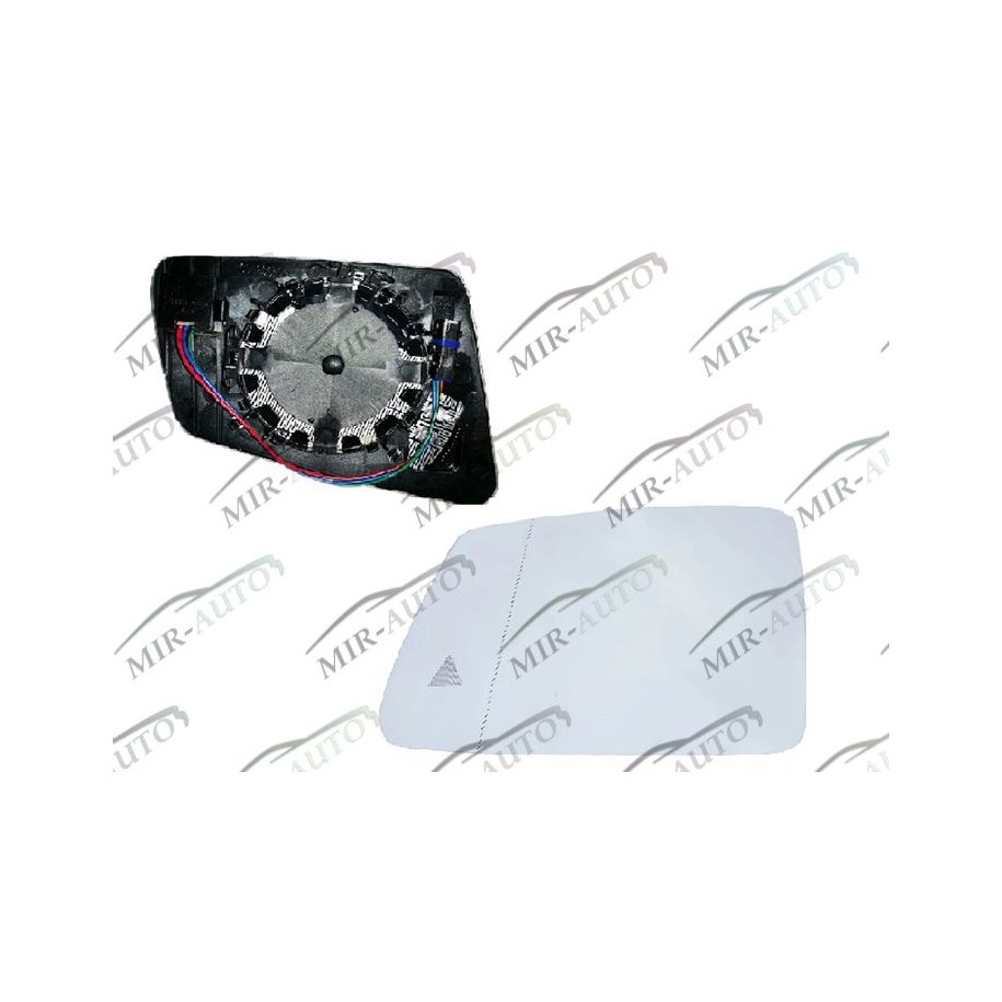 Door mirror glass base