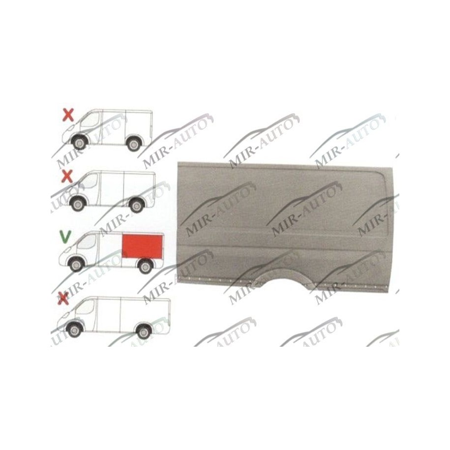 Крыло заднее