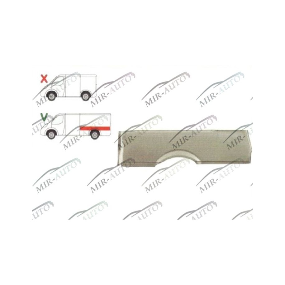 Galinio sparno rem. komplektas