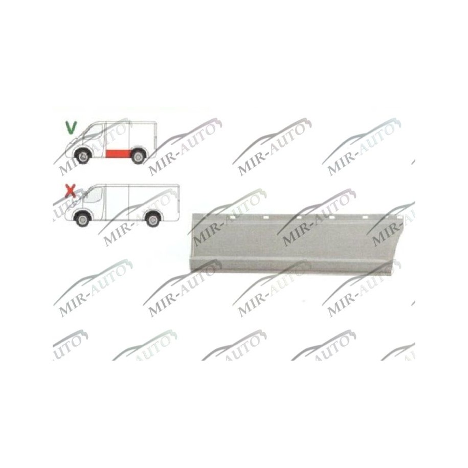 Repair piece of side panel