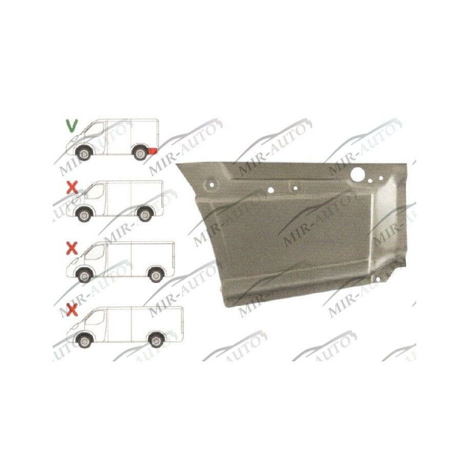 Galinio sparno rem. komplektas