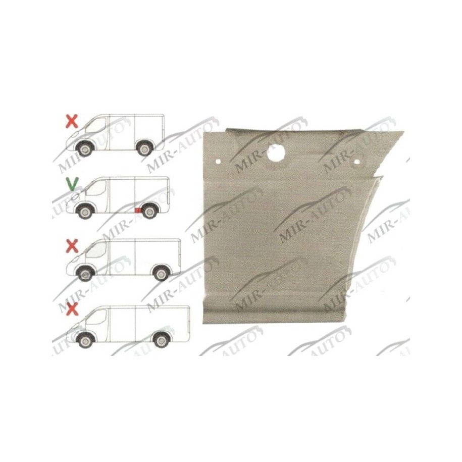 Galinio sparno rem. komplektas