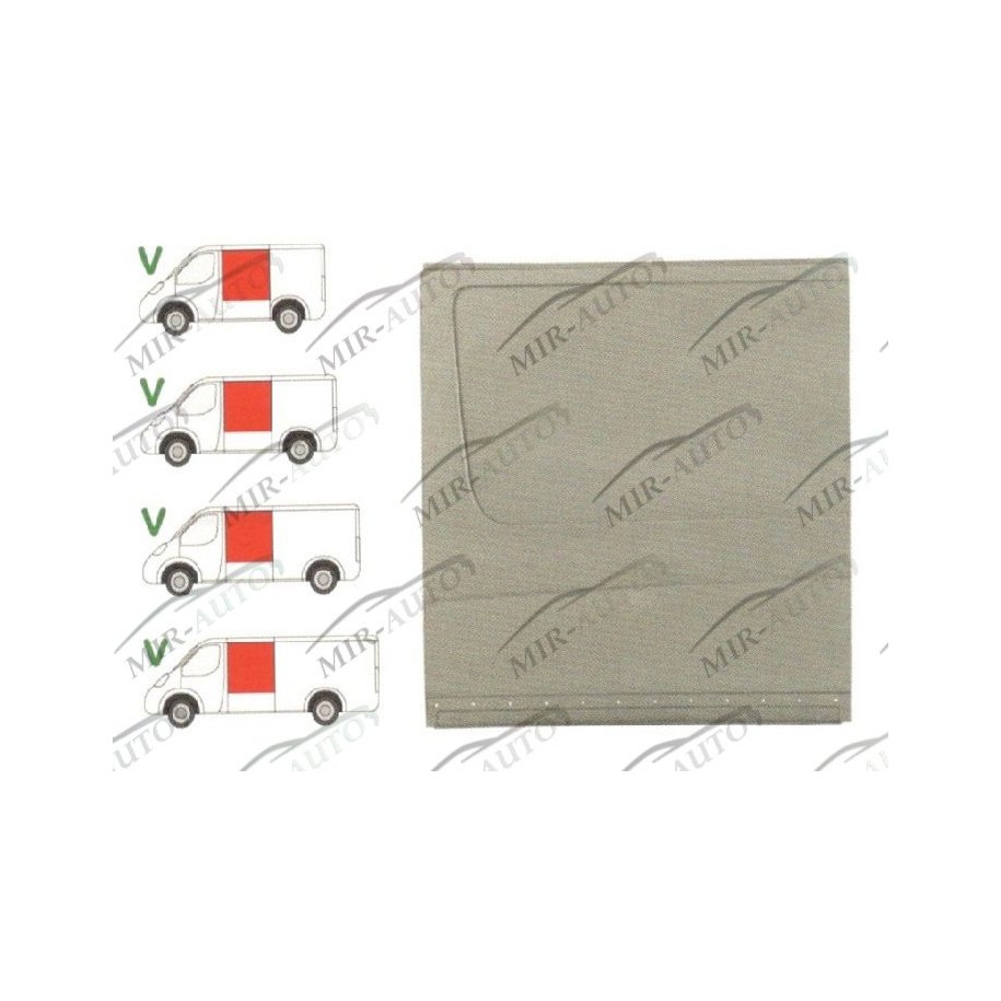 Repair piece of side panel