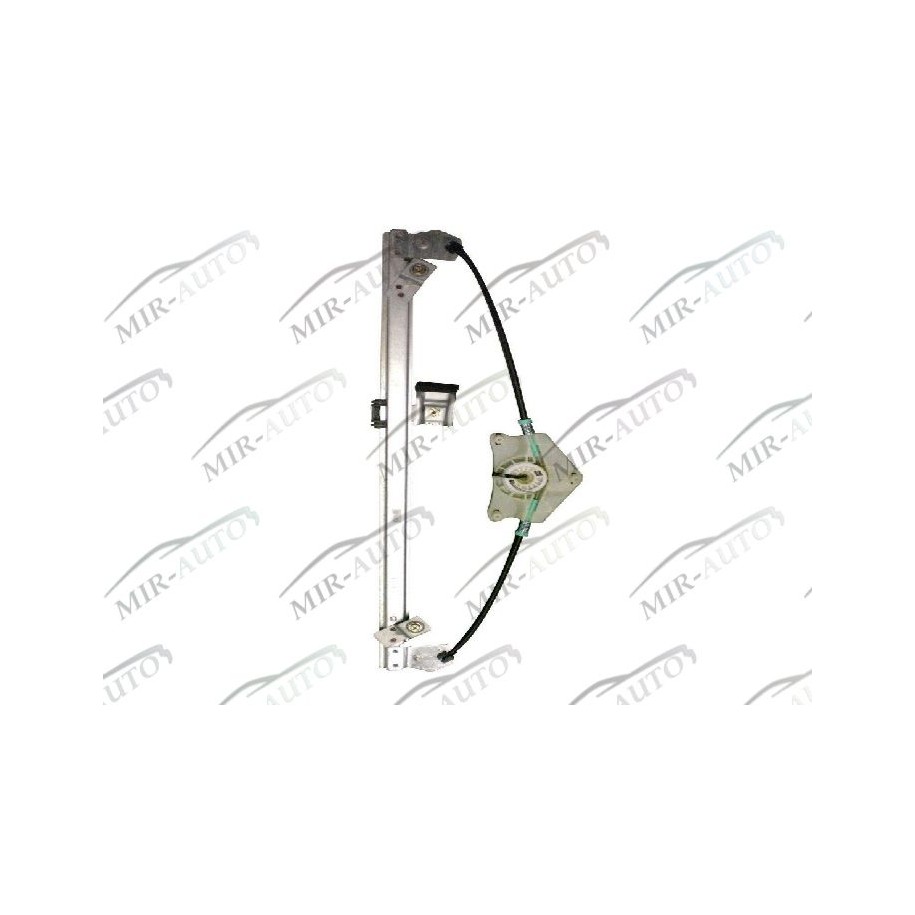 Power window regulator w/o motor