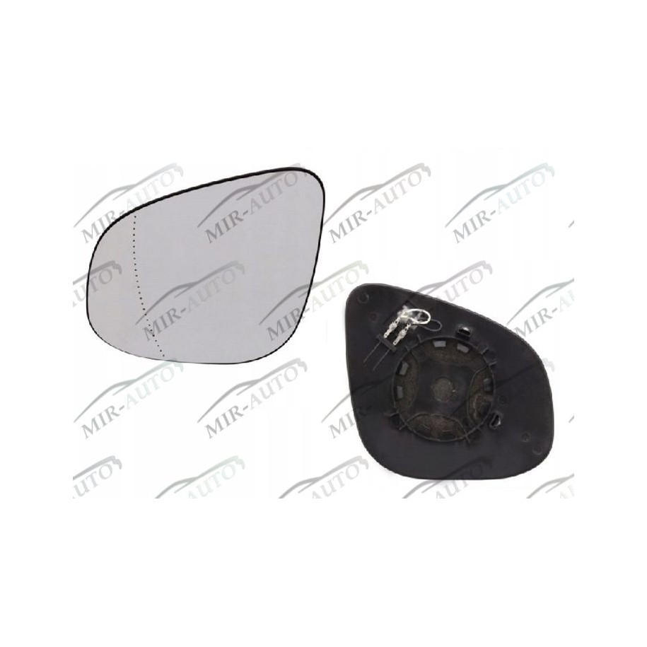 Door mirror glass base