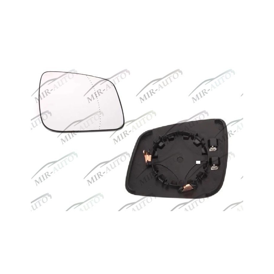 Door mirror glass base