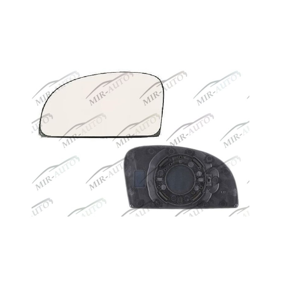 Door mirror glass base