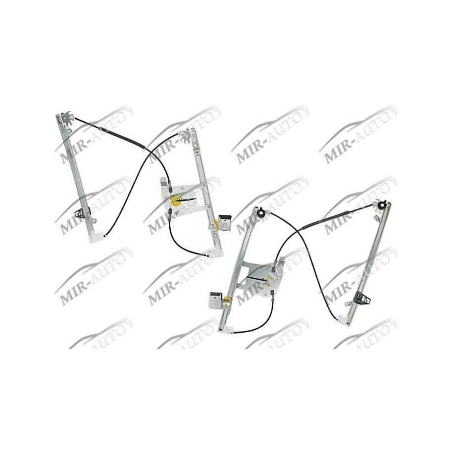 Power window regulator w/o motor