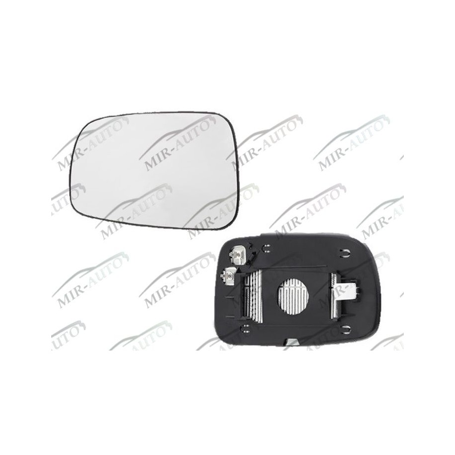 Door mirror glass base