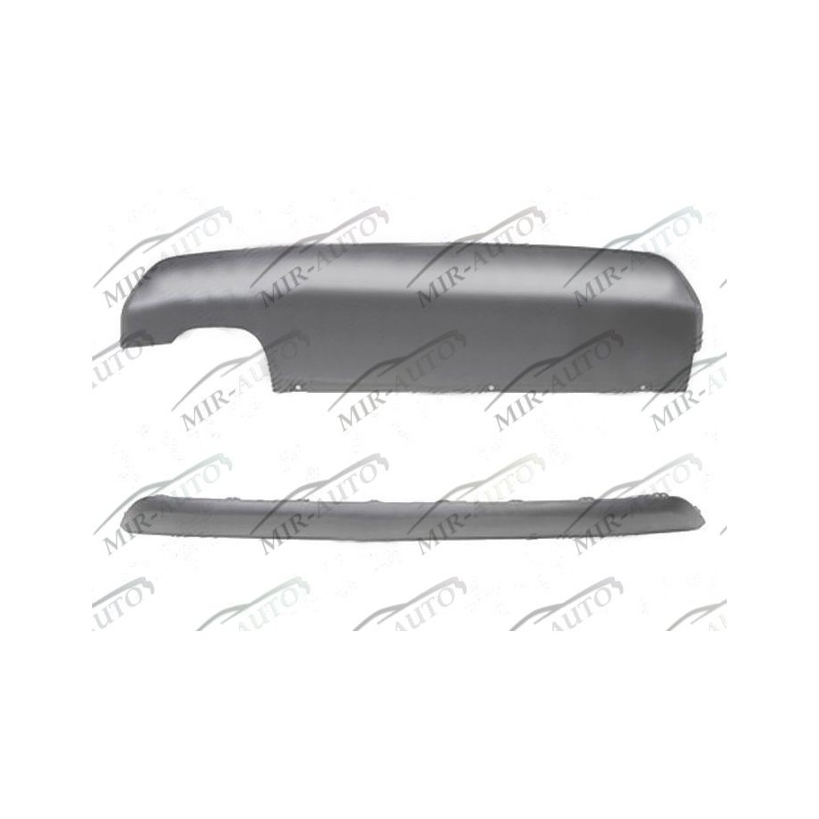 Bumper spoiler, rear