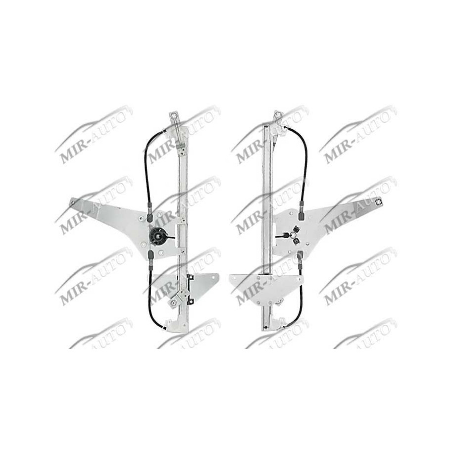 Power window regulator w/o motor