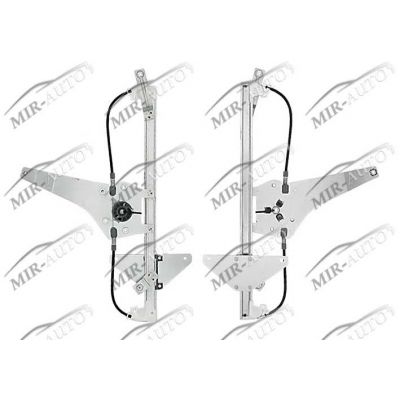 Power window regulator w/o motor