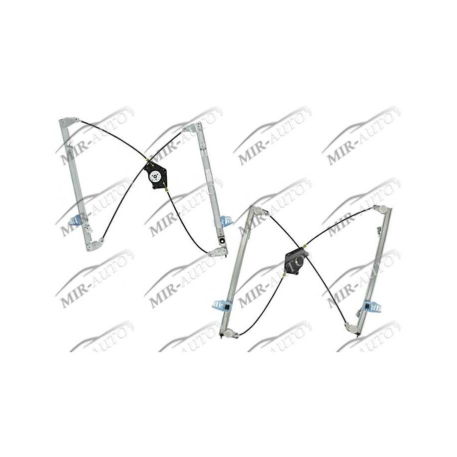 Power window regulator w/o motor