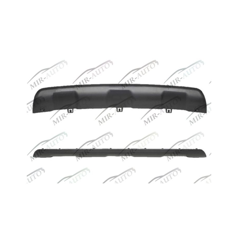 Bumper spoiler, rear