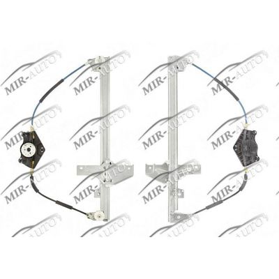 Power window regulator w/o motor