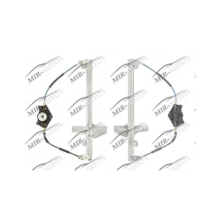 Power window regulator w/o motor