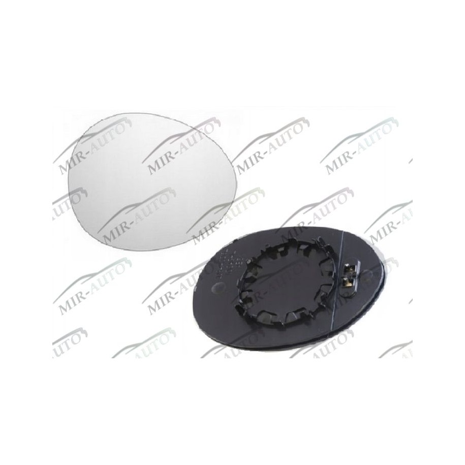 Door mirror glass base