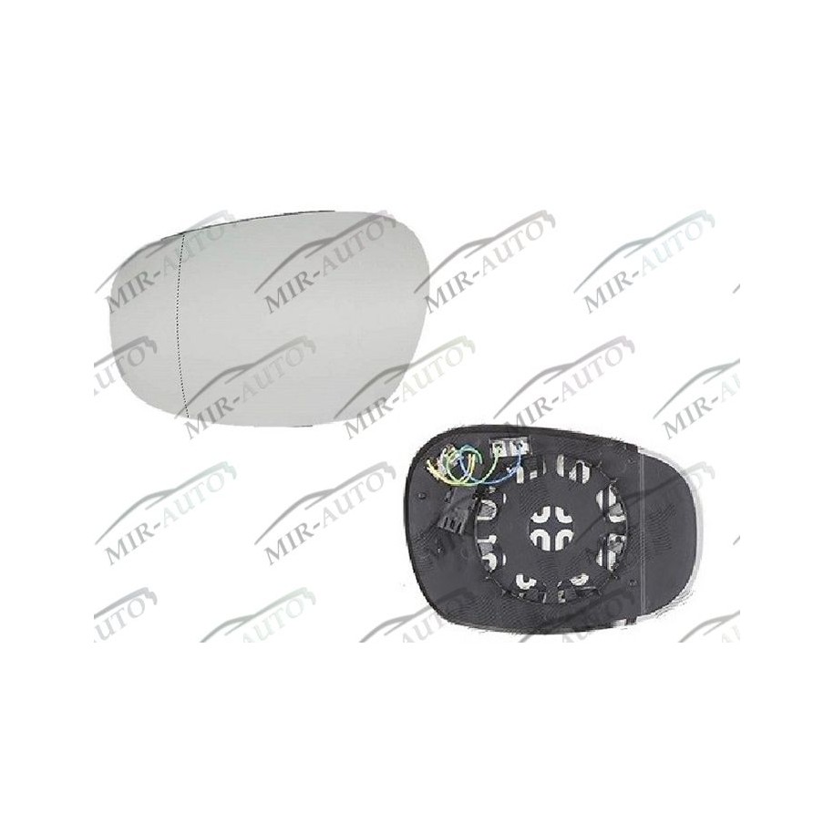 Door mirror glass base