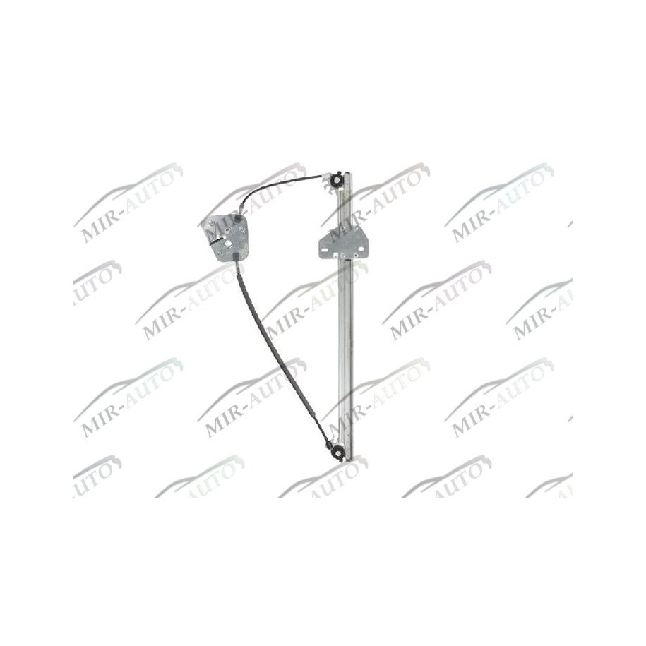 Power window regulator w/o motor