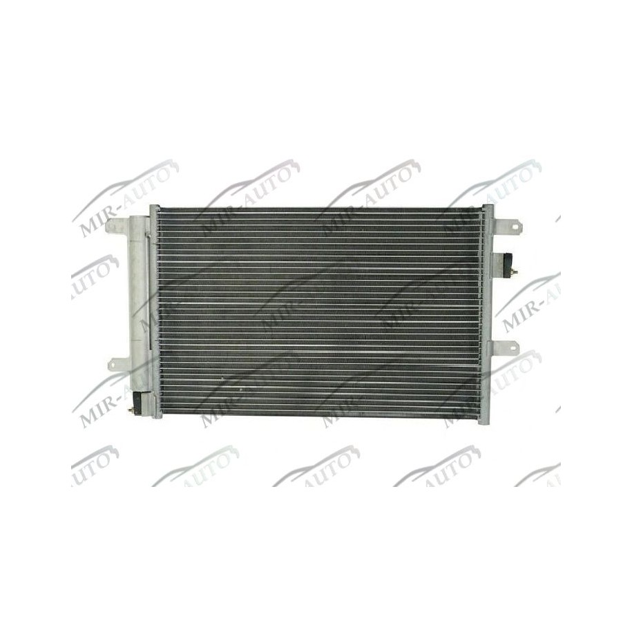 AC condenser with integrated receiver drier