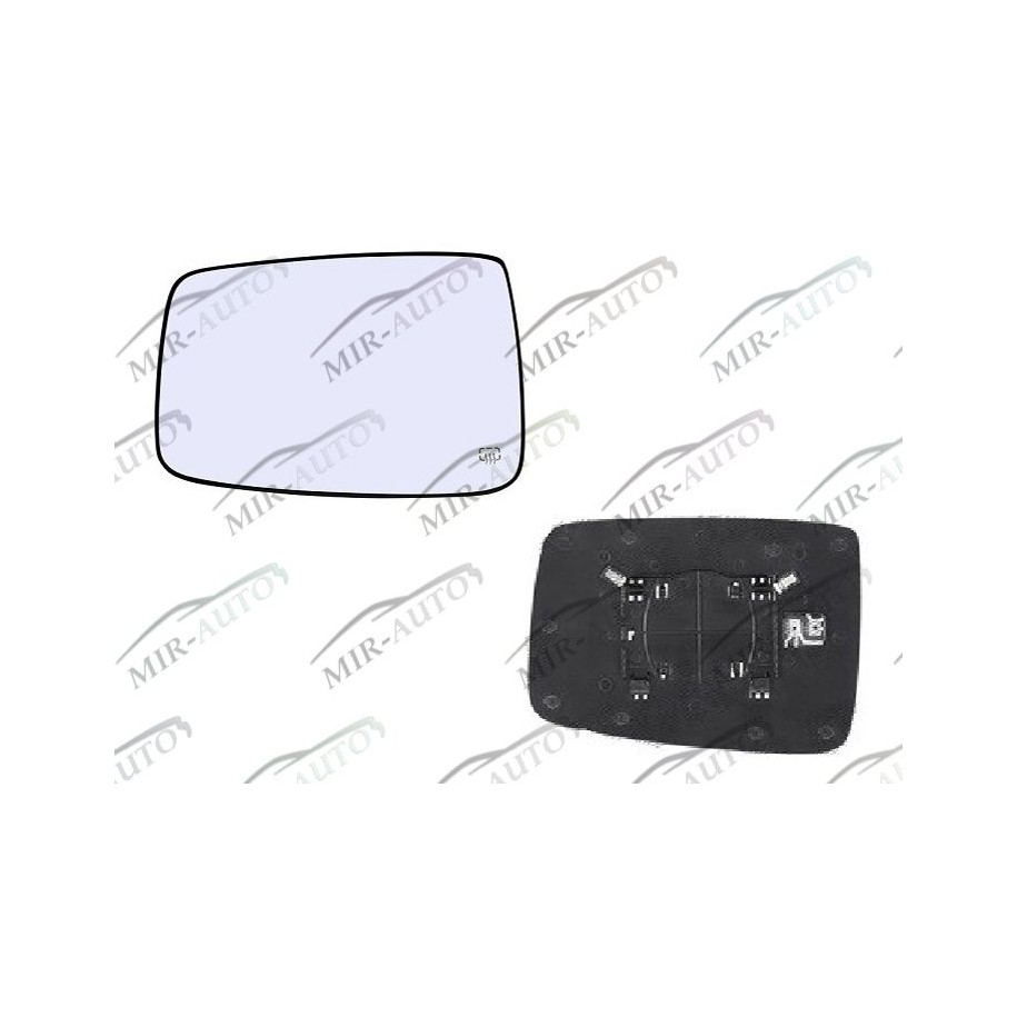 Door mirror glass base