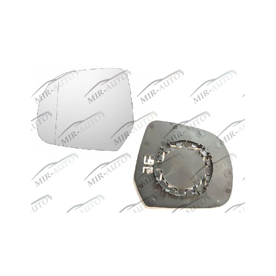 Door mirror glass base