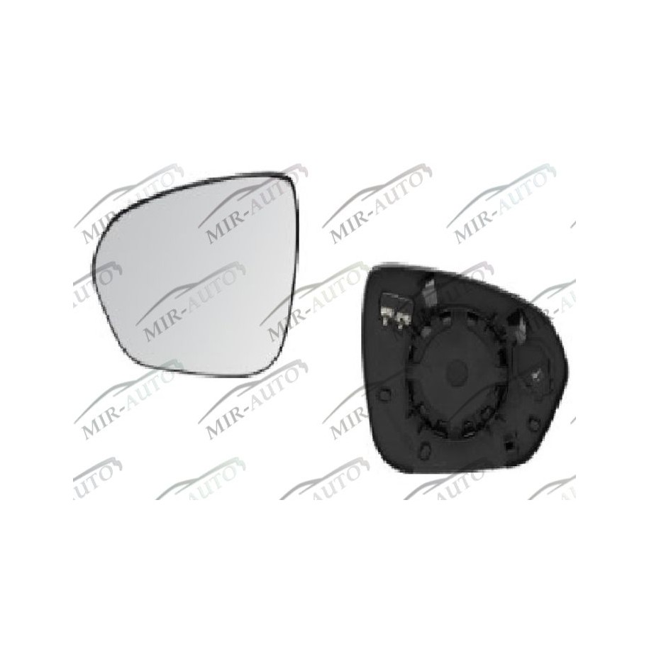 Door mirror glass base